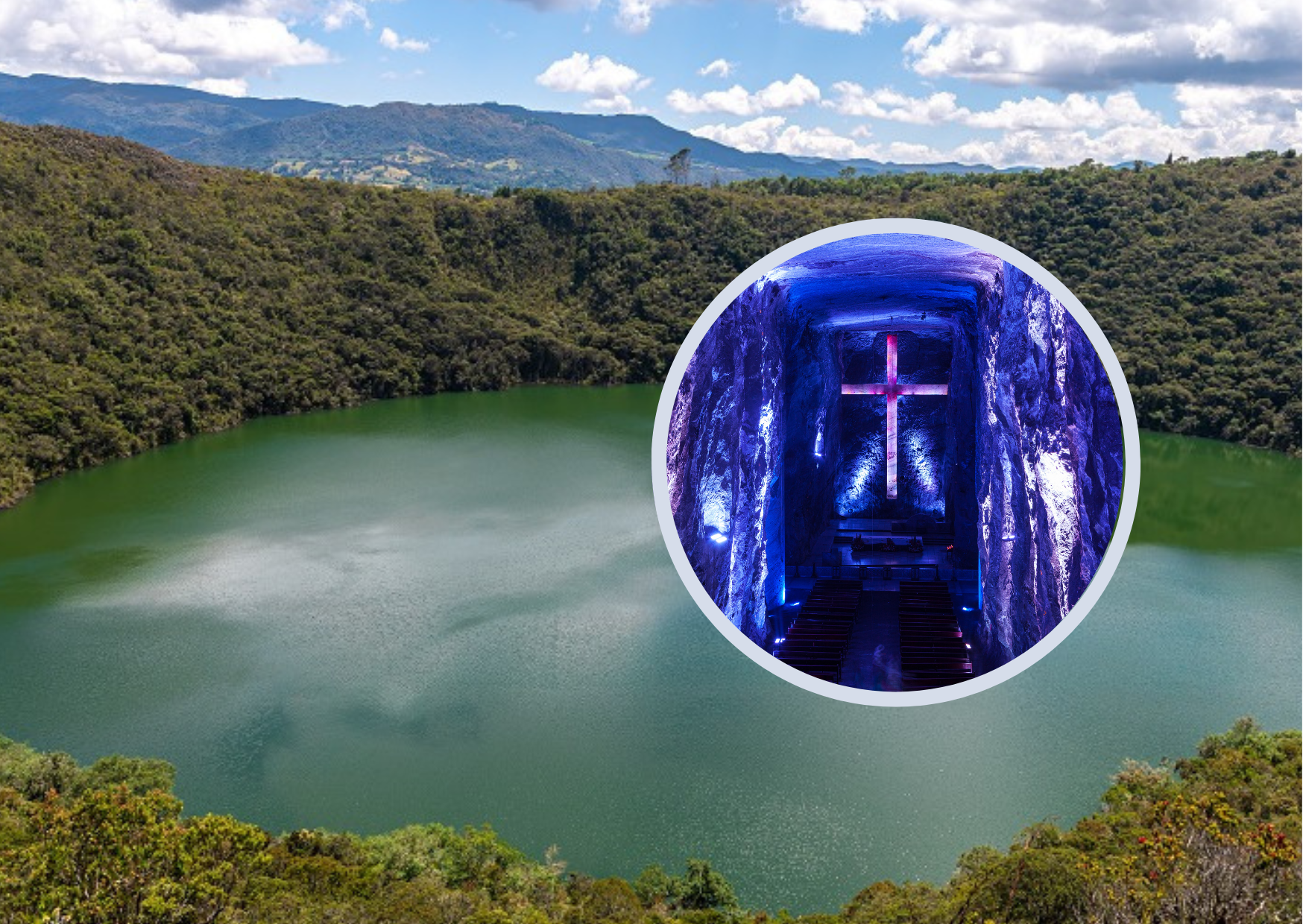 Laguna de Guatavita y Catedral de Sal