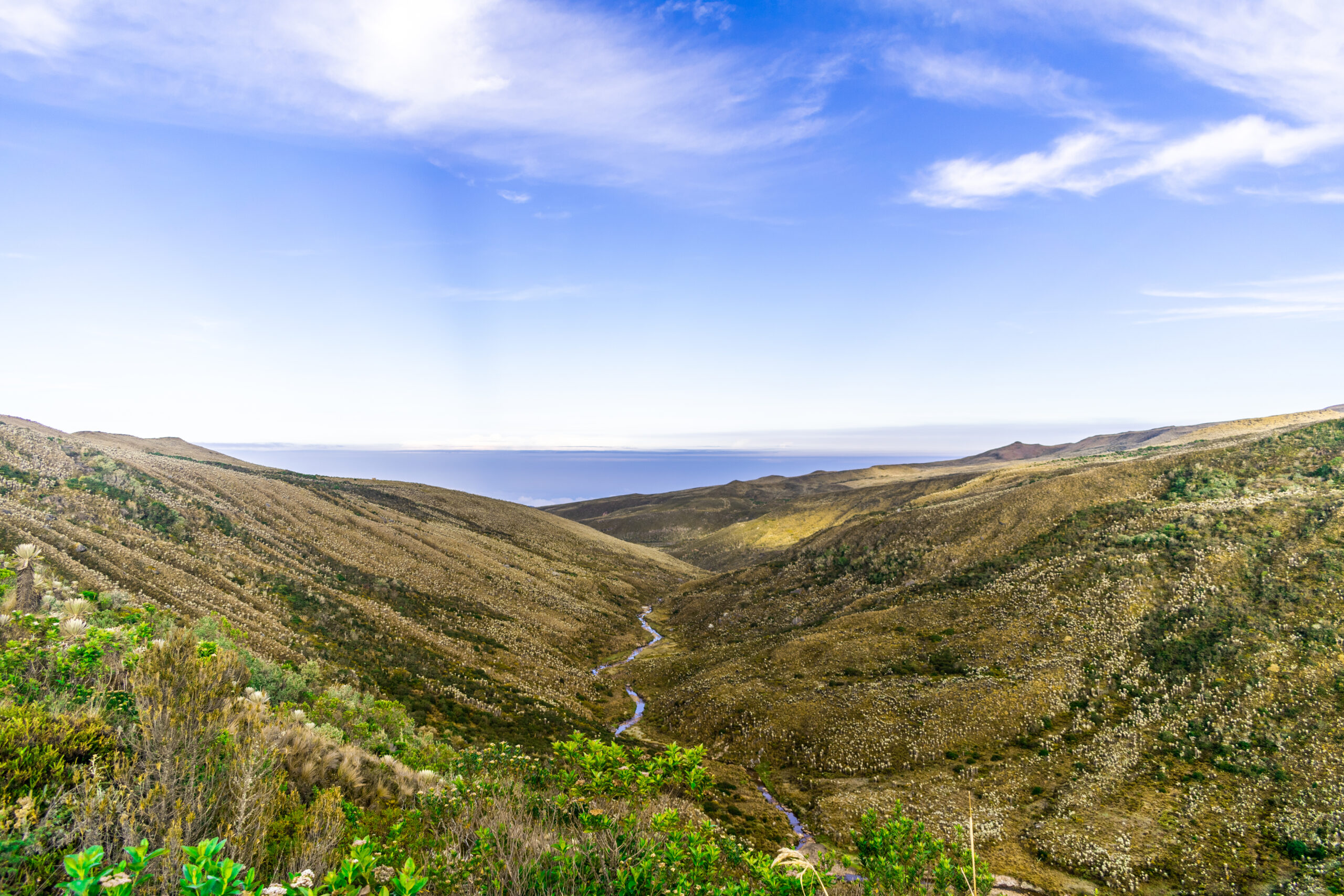 Vista desde el Páramo de Sumapaz