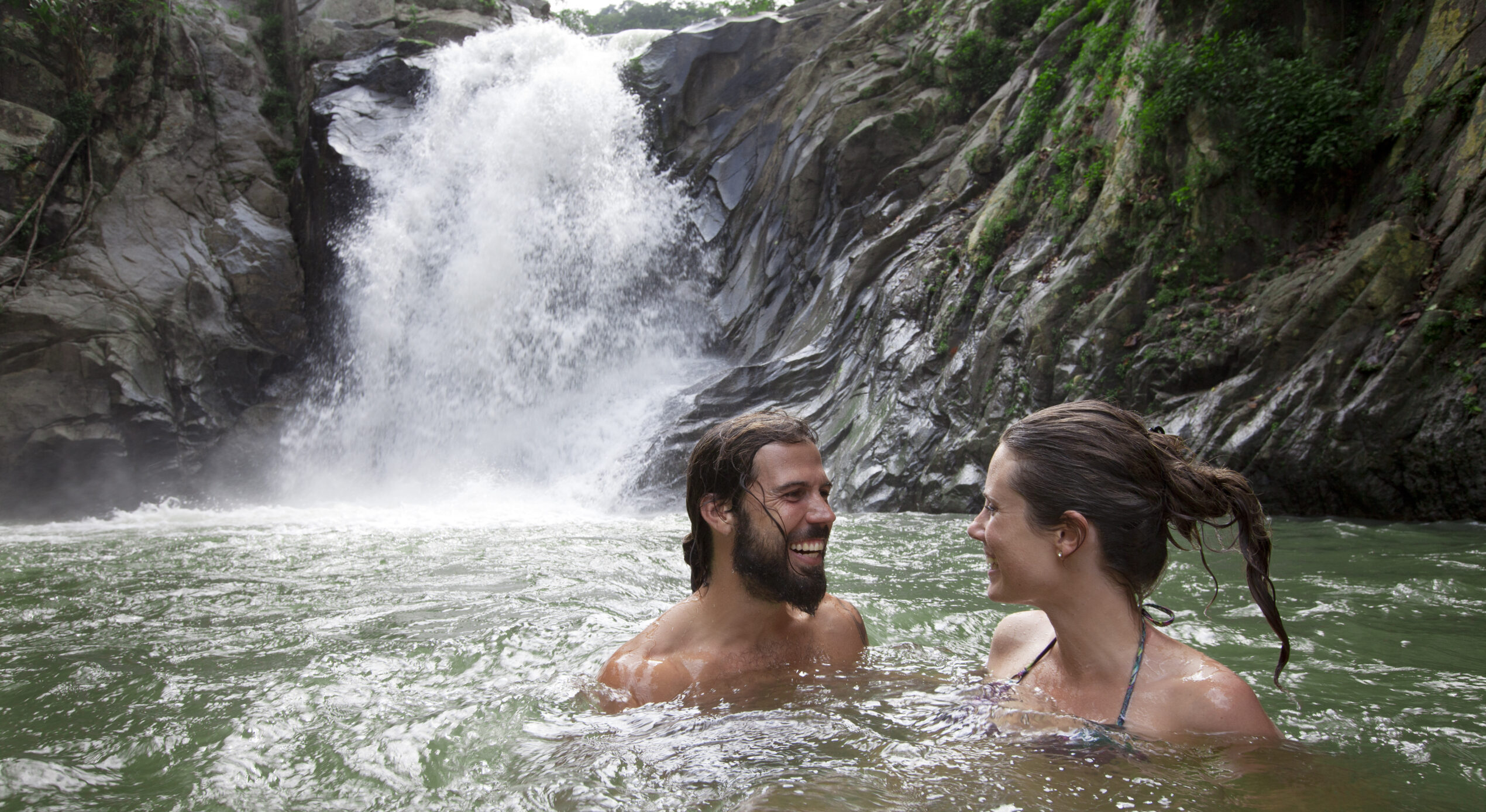 Pareja en cascada