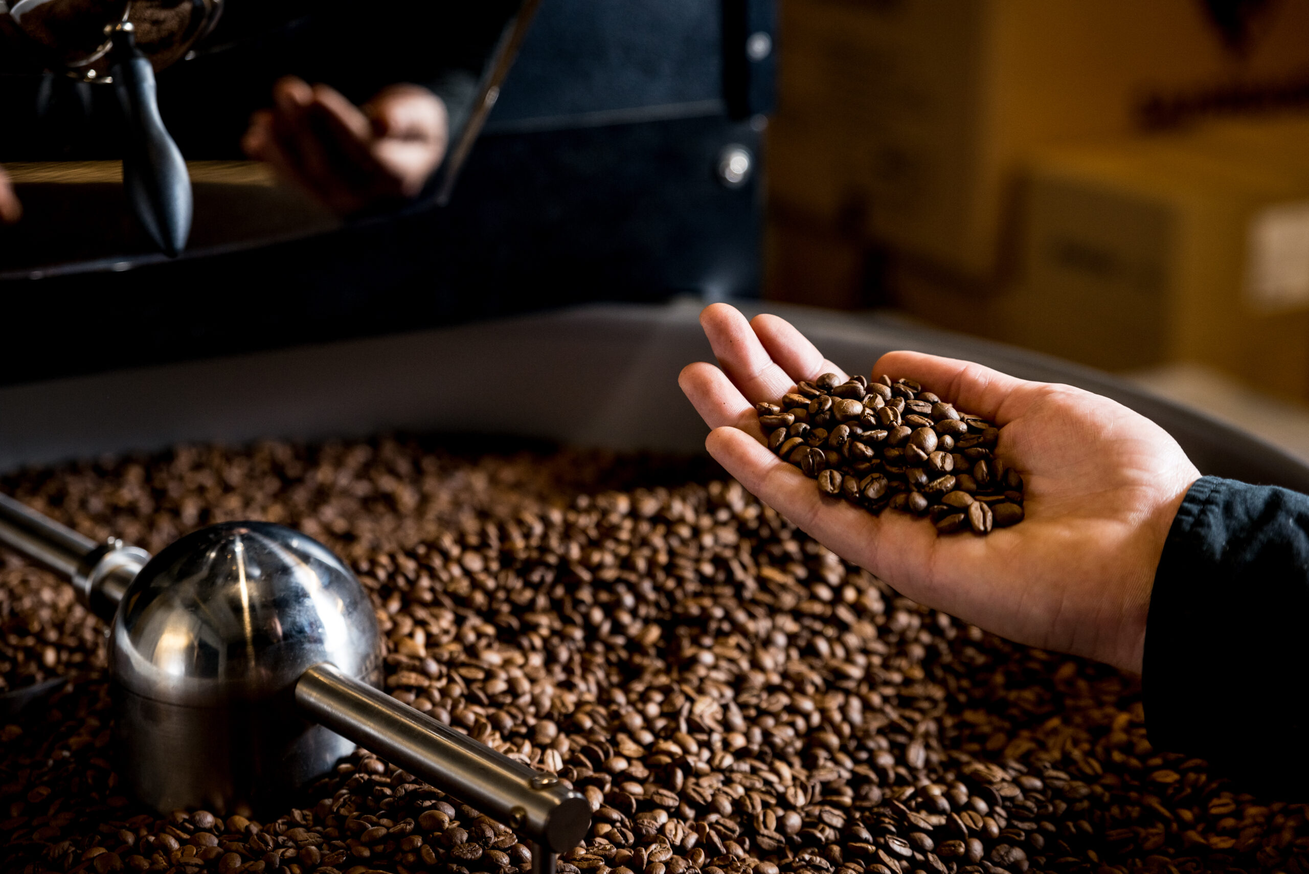 Café durante el proceso de tueste (Foto vía Getty Images)