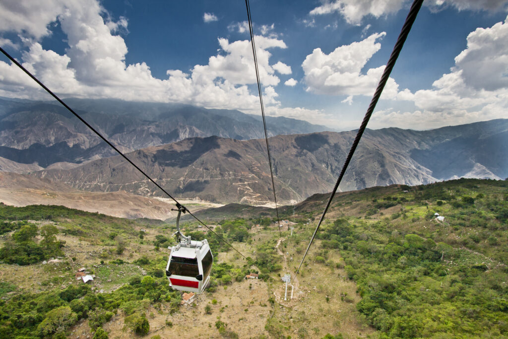 Experiencia en el teleférico del cañón de Chicamocha, Santander (Foto vía Getty Images)
