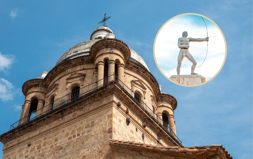 ¿Hacia dónde apunta el Indio Motilón de Cúcuta y qué representa? Le