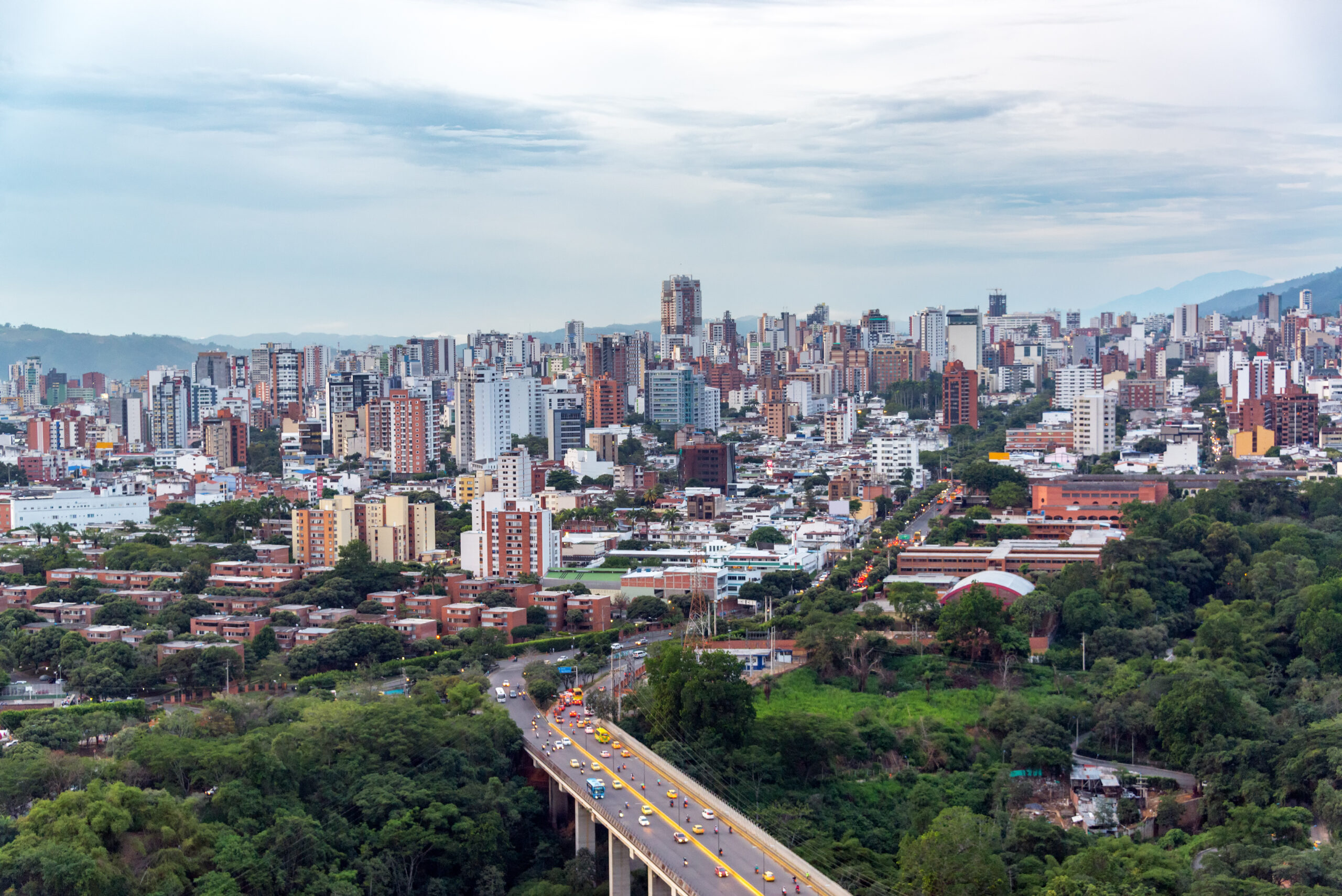 Vista de la ciudad de Bucaramanga, capital de Santander (Foto vía Getty Images)