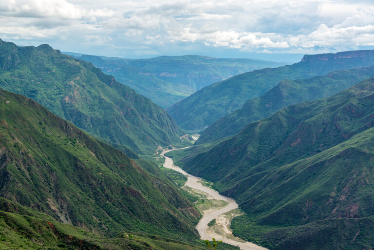 Vista del Cañón de Chicamocha, Santander (Foto vía Getty Images)