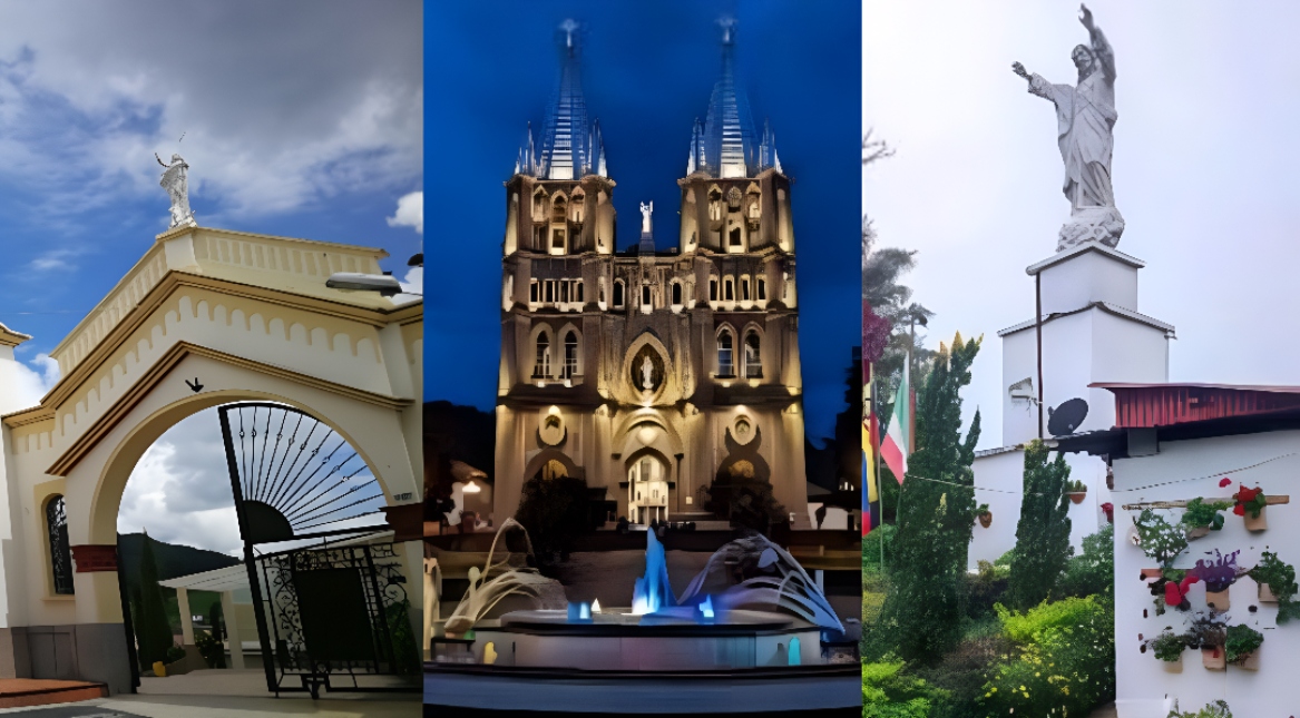 Iglesias de Antioquia Foto vía Instagram Crito Rey Mirador, Ferrocarril de Antioquia y Facebook de Jericó (1) (1)
