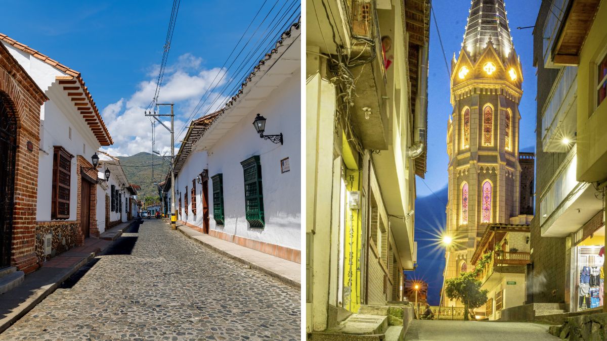 Calle de Santa Fe de Antioquia y arquitectura de Donmatías