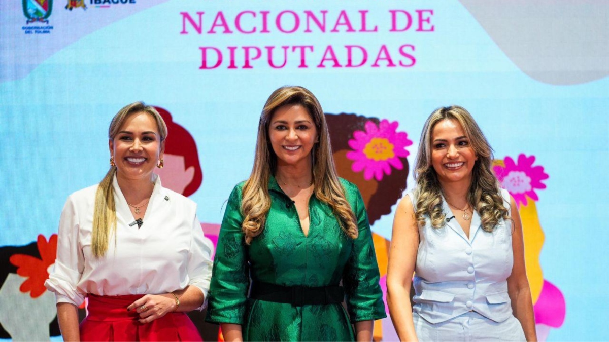 Gobernadora del Tolima, la alcaldesa de Ibagué, y la diputada Yully Porras | Foto: Alcaldía de Ibagué.