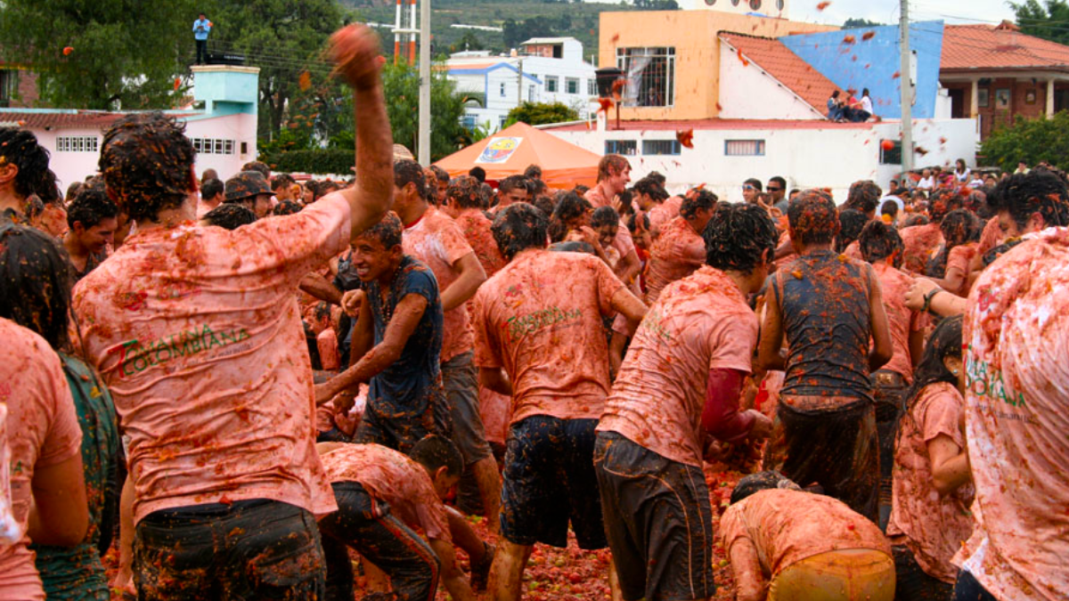 La gran batalla de tomates en Colombia: ¿Dónde se lleva a cabo? Es en un famoso municipio de Boyacá