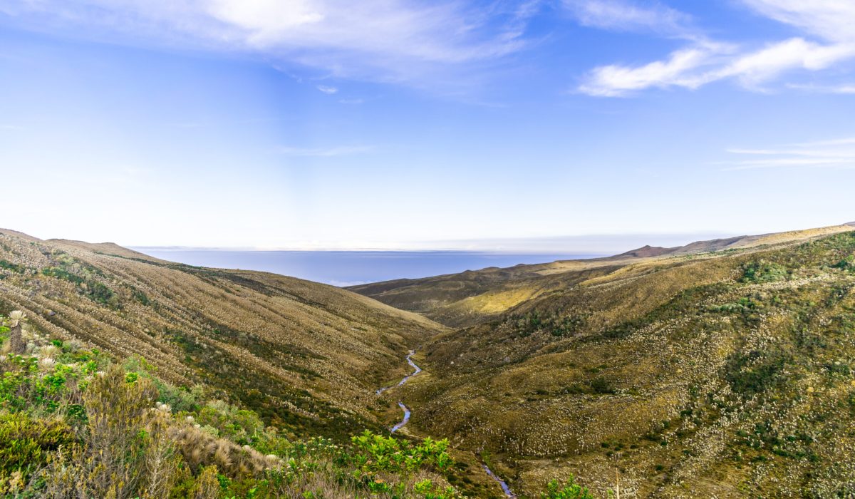 Vista desde el Páramo de Sumapaz