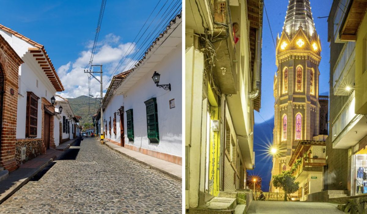 Calle de Santa Fe de Antioquia y arquitectura de Donmatías