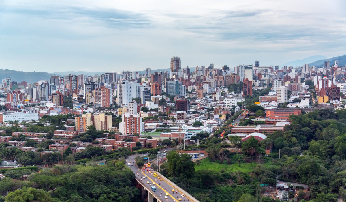 Vista de la ciudad de Bucaramanga, capital de Santander (Foto vía Getty Images)