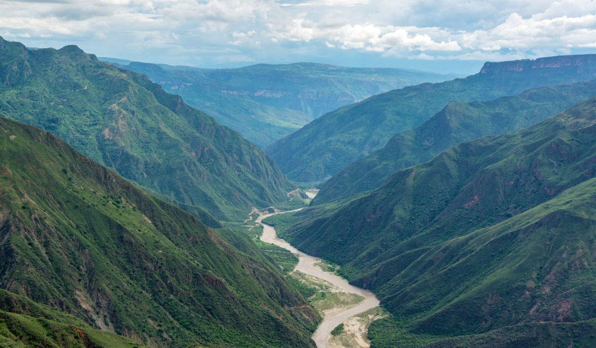 Vista del Cañón de Chicamocha, Santander (Foto vía Getty Images)