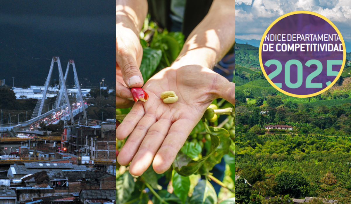 Volante del IDC, Viaducto de Pereira, referencia al café y paisaje cafetero de Risaralda | Fotos: Getty Images y Compite.co.