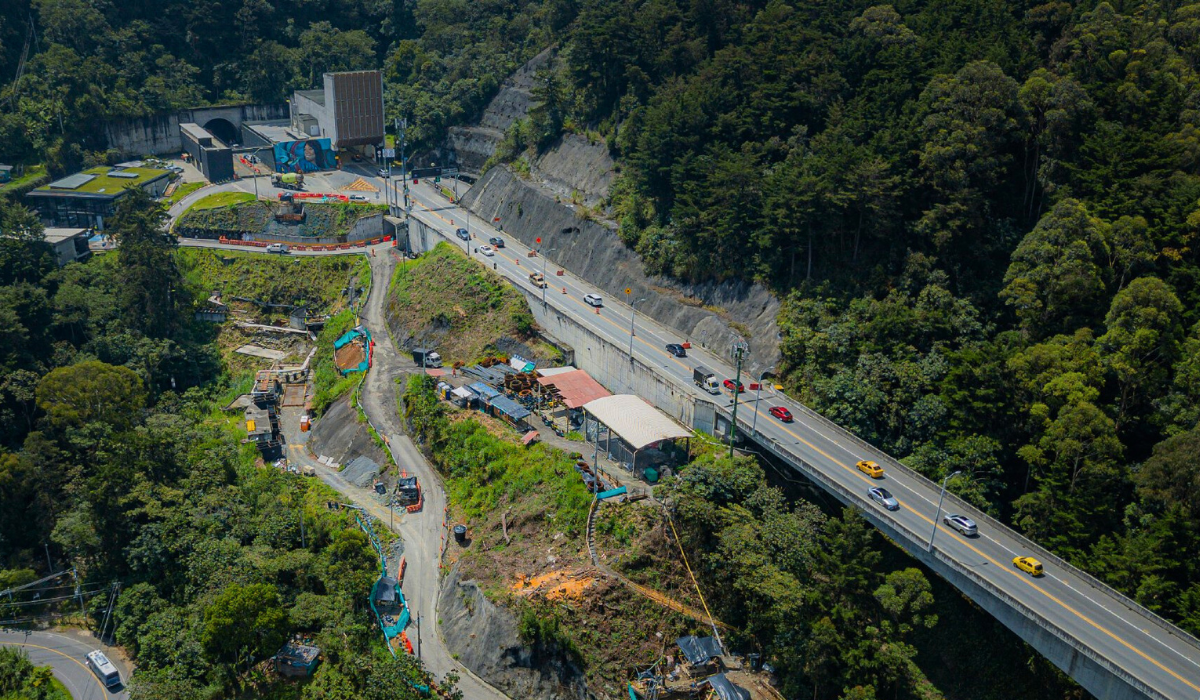 Obras túnel Oriente // Foto: @ConcesionTAO
